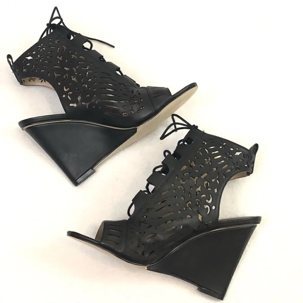 Artelier Nicole Miller Bradley Wedge Black…